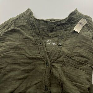 Aerie Pool-To-Party Cover Up Shirt